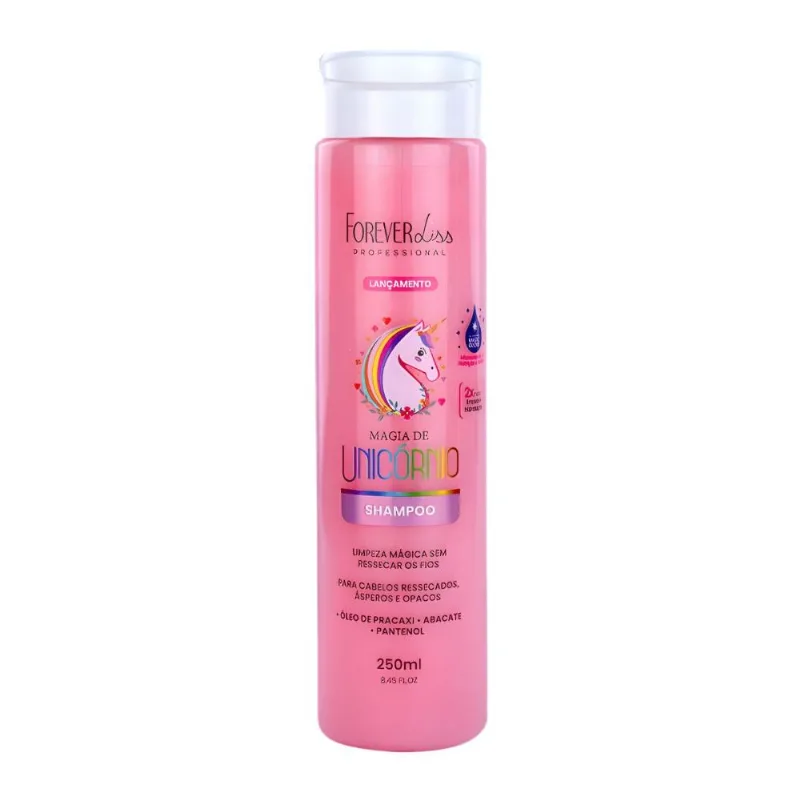 Shampoo Forever Liss Magia de Unicórnio Limpeza Magica 250ml