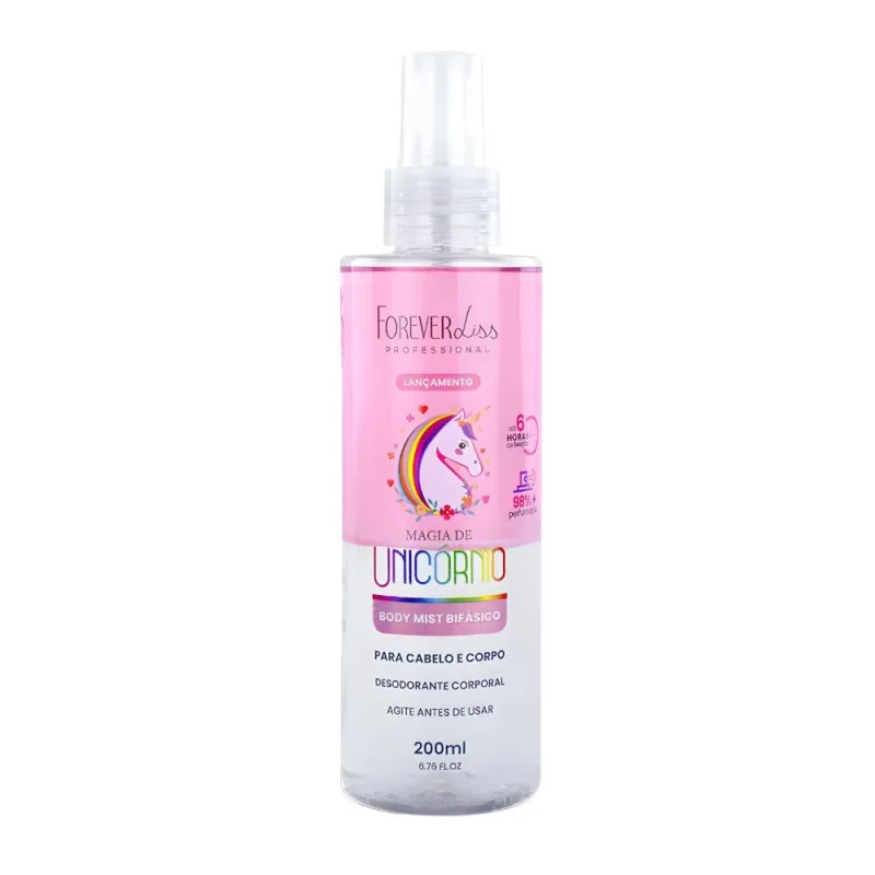 Body Forever Liss Magia de Unicórnio Bifásico Corporal 200ml - Forever Liss - Creme Para Cabelo
