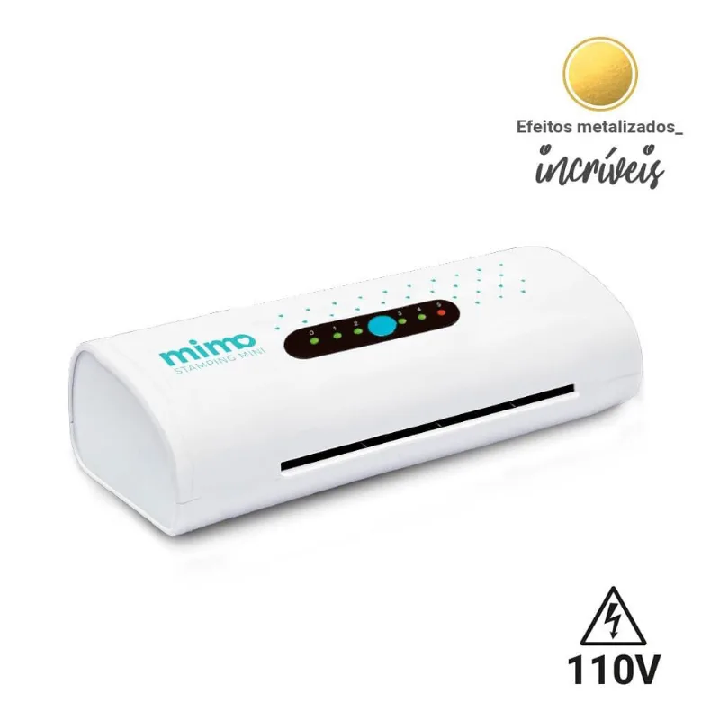 Mimo Stamping Mini - Aplicador de Efeitos Metalizados 110 V