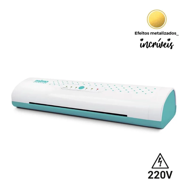 Laminadora Aplicadora de Foil Mimo Stamping 3 Efeitos Metalizados 220v - Edição Especial