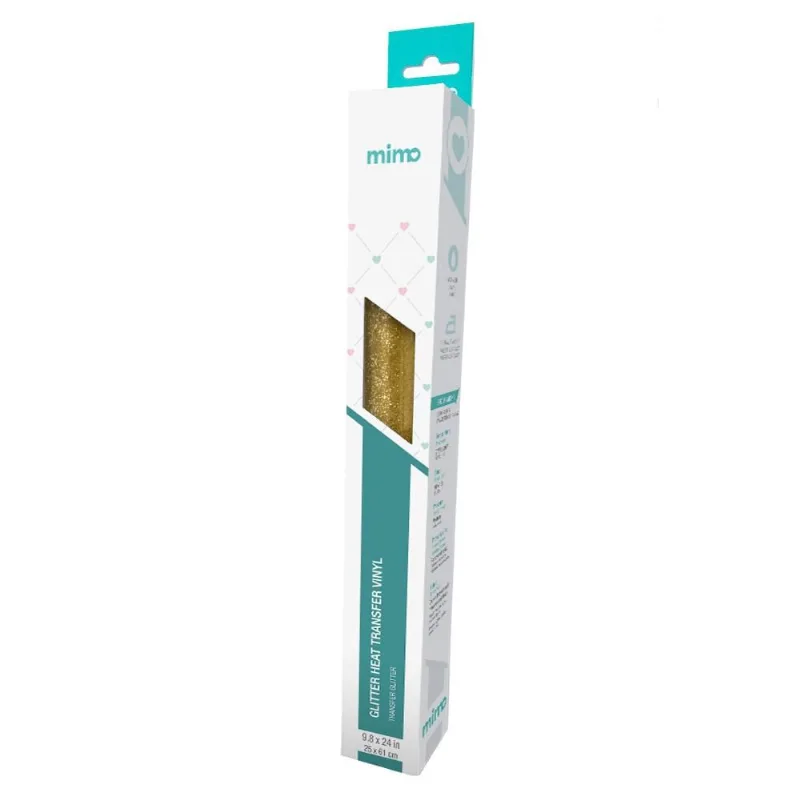 Transfer Glitter - Ouro - Mimo - 25 x 61 cm- 1 Unid
