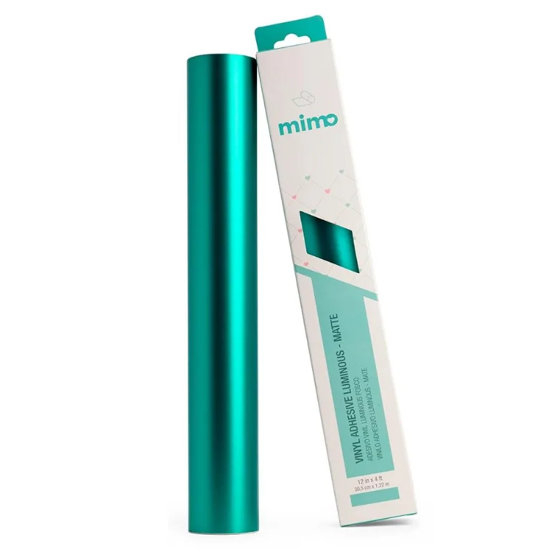 Adesivo Vinil Luminous Fosco - Verde Menta - Mimo - 30,5 Cm X 1,22 M - 1 Unid