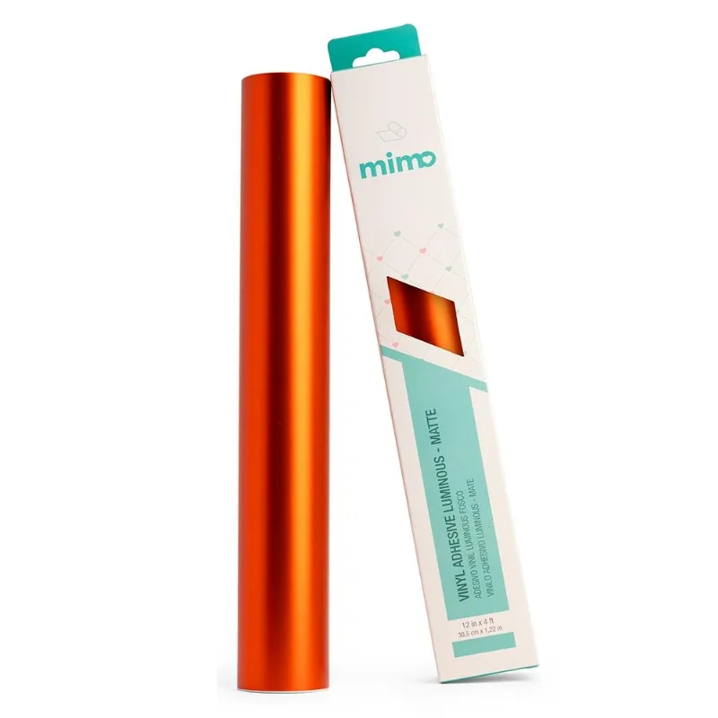 Adesivo Vinil Luminous Fosco - Cobre - Mimo - 30,5 Cm X 1,22 M - 1 Unid