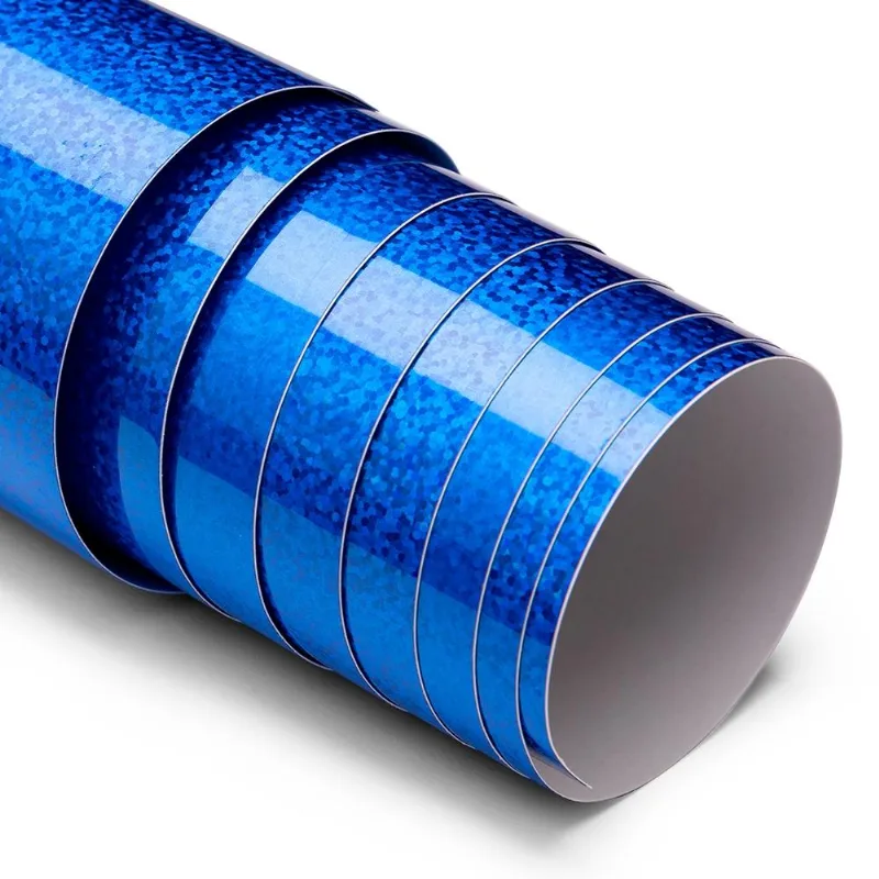 Adesivo Vinil Glitter - Azul Cobalto - Mimo - 30,5 Cm X 1,22 M - 1 Unid