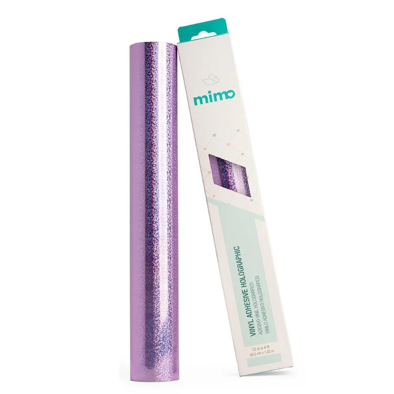 Adesivo Vinil Glitter - Lilás Galaxymimo - 30,5 Cm X 1,22 M - 1 Unid