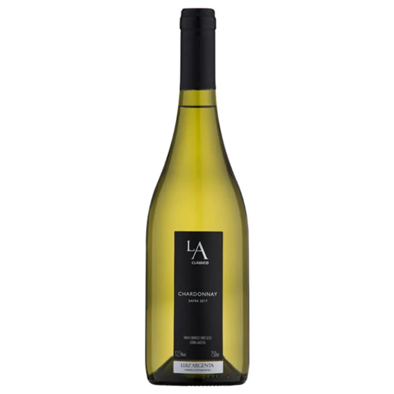 Vinho Branco Seco Chardonnay Clássico Luiz Argenta 750ml