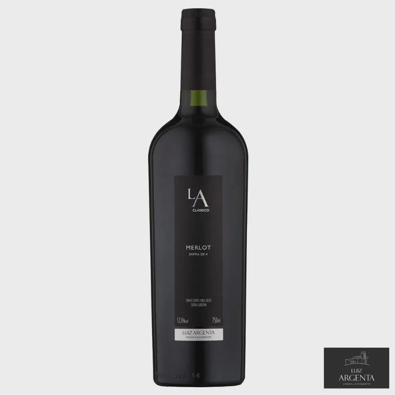 Vinho Tinto Merlot l. A. Clássico Luiz Argenta 2017 750 ml - Luiz Argenta - Mercado