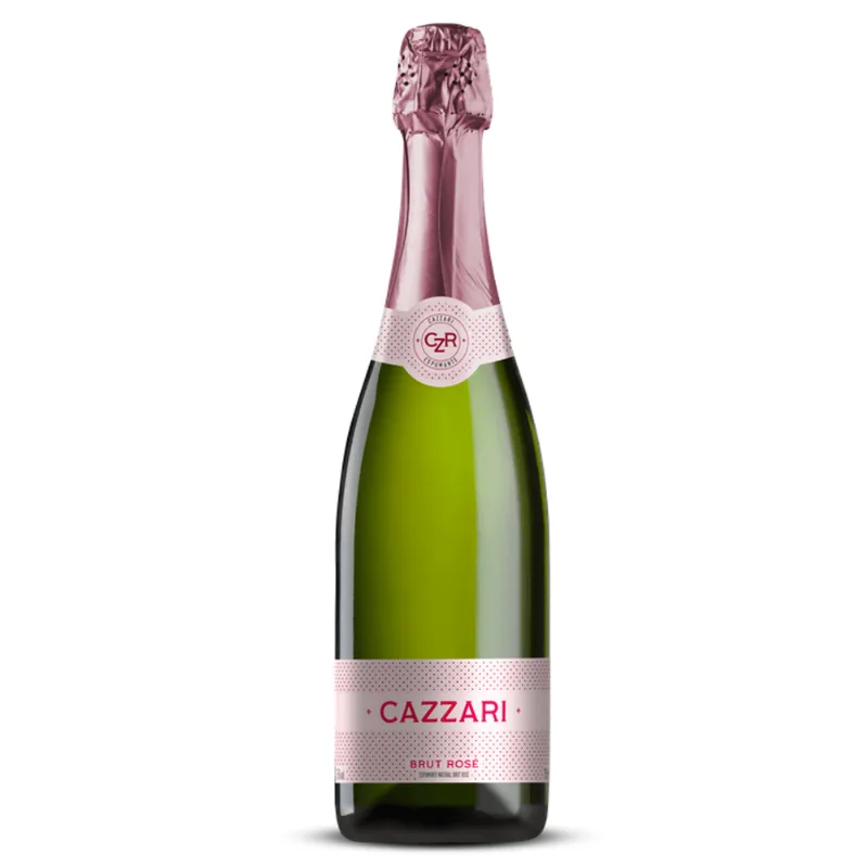 Espumante Brasileiro Cazzari Brut Rosé 750ml