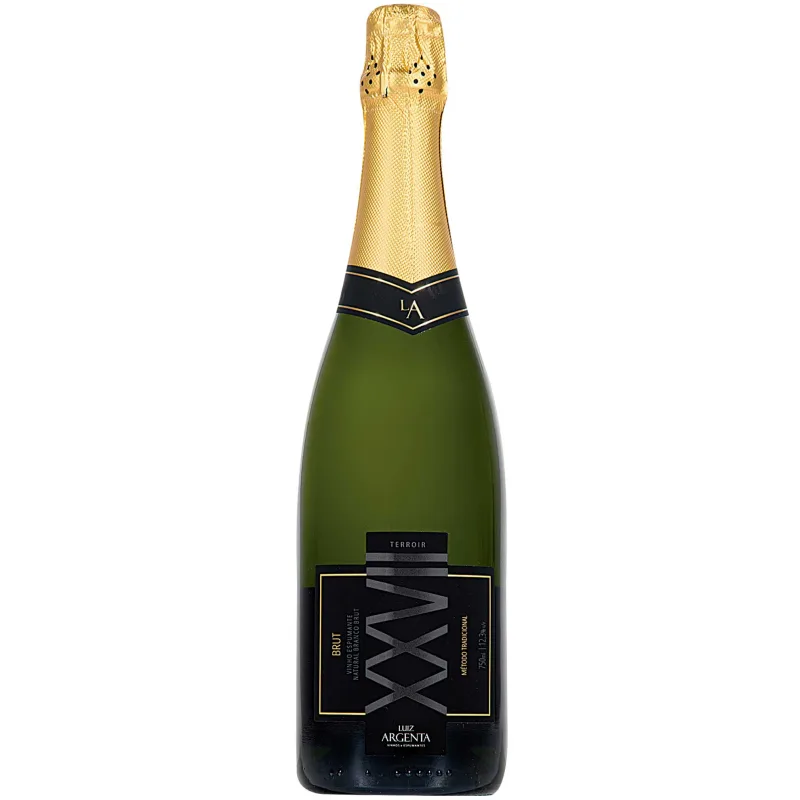 Espumante Brut Branco Terroir XXVII Luiz Argenta 750ml - Luiz Argenta - Bebidas