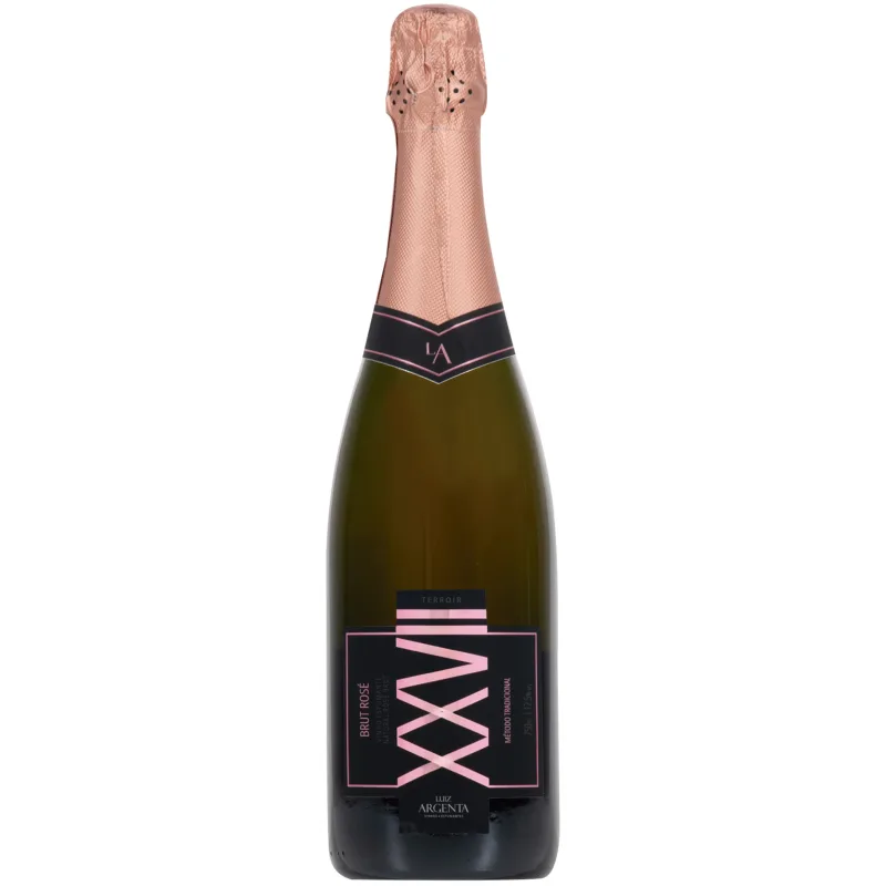 Espumante Brut Rosé Terroir XXVII Luiz Argenta 750ml - Luiz Argenta - Bebidas