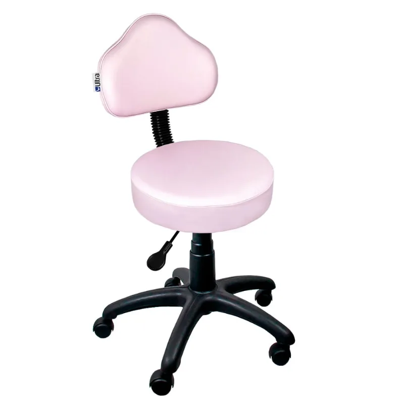 Cadeira Mocho Rosa Claro - ultra Móveis
