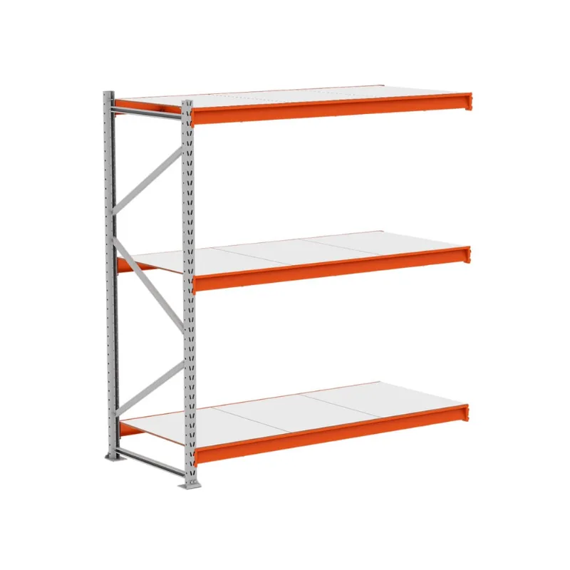 Mini Porta Pallet Continuação 500KG Com 3 Longarinas 2,00 X 1,80 X 0,80 Com Bandeja De Madeira - ultra Móveis