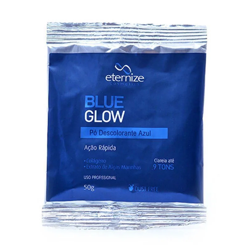 Eternize Pó Descolorante Azul Blue Glow 50g