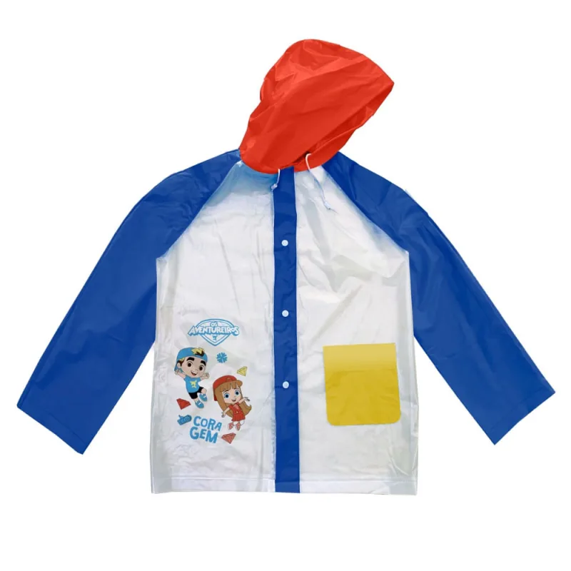Capa de Chuva Infantil Oficial Os Aventureiros Luccas Neto - Não Disponível - Malas, Mochilas E Acessórios