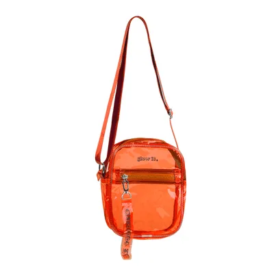 Bolsa Transversal Neon GW2412LJ PVC Laranja - Não Disponível - Moda