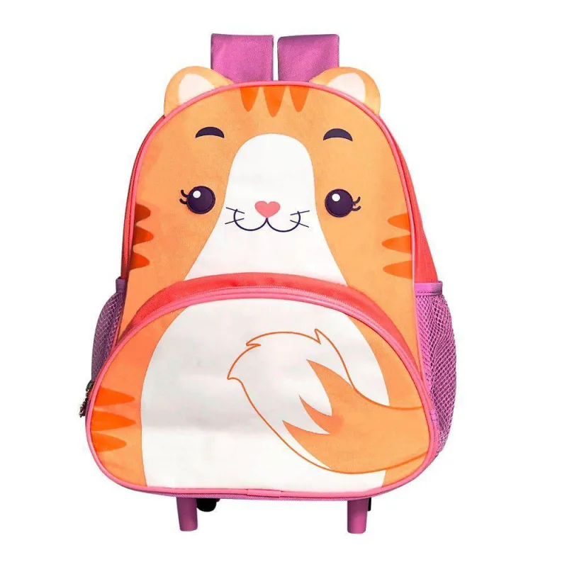 Mochila De Rodinha Infantil - Gato - CLIO - Papelaria