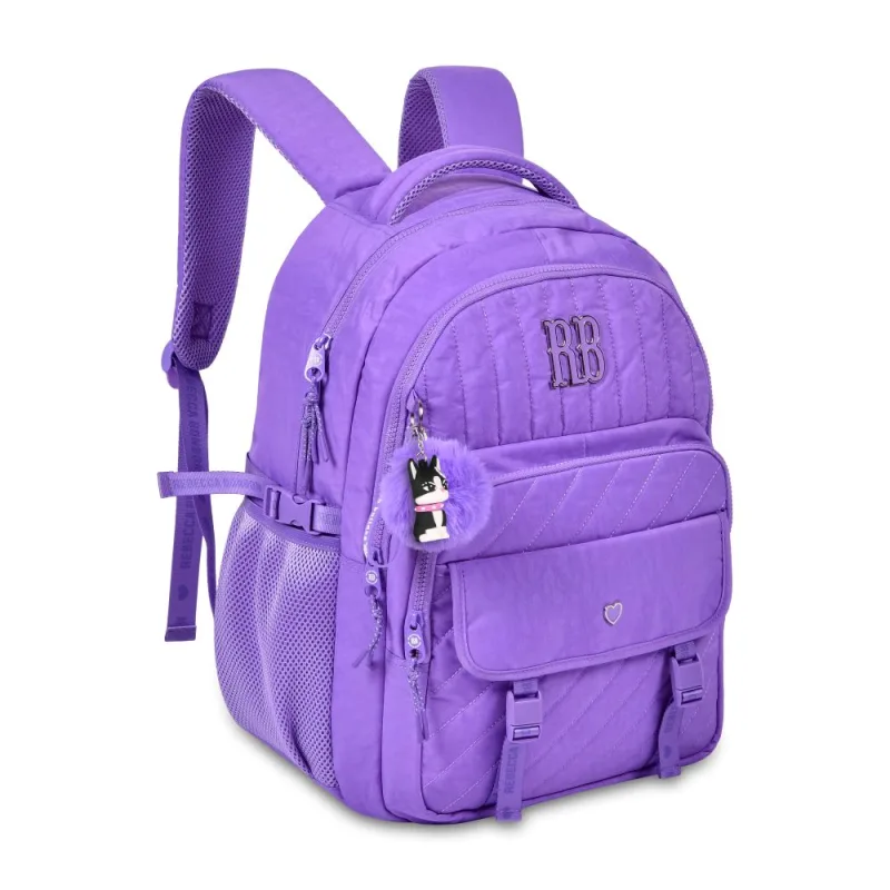 Mochila Rebecca Bonbon RB24516 44x33x14 cm Clio Compartimento para laptop - Clio