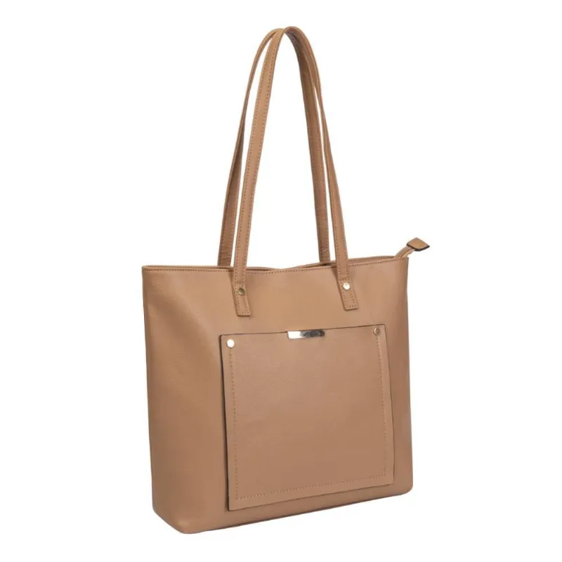 Bolsa Tote Feminina Grande Alice Palucci - Bege