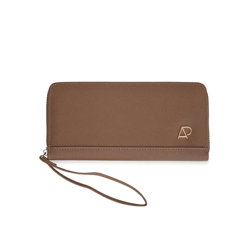 Carteira Feminina Retangular Grande Taupe - Bagaggio - Carteiras