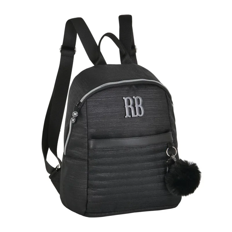 Bolsa Executiva RB3181 24x17,5x11cm Rebecca Bonbon Preta - Não Disponível - Papelaria