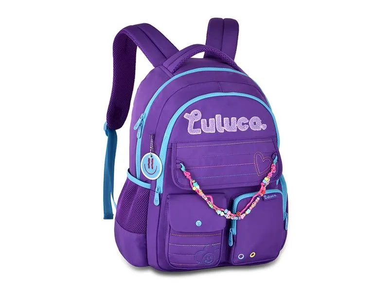 Mochila de Costas Luluca LU24611 Clio Style Compartimento Notebook - Clio - Papelaria