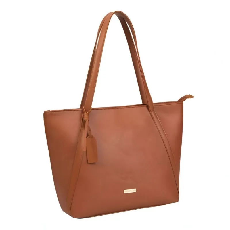 Bolsa Feminina Tote Alice Palucci - Caramelo