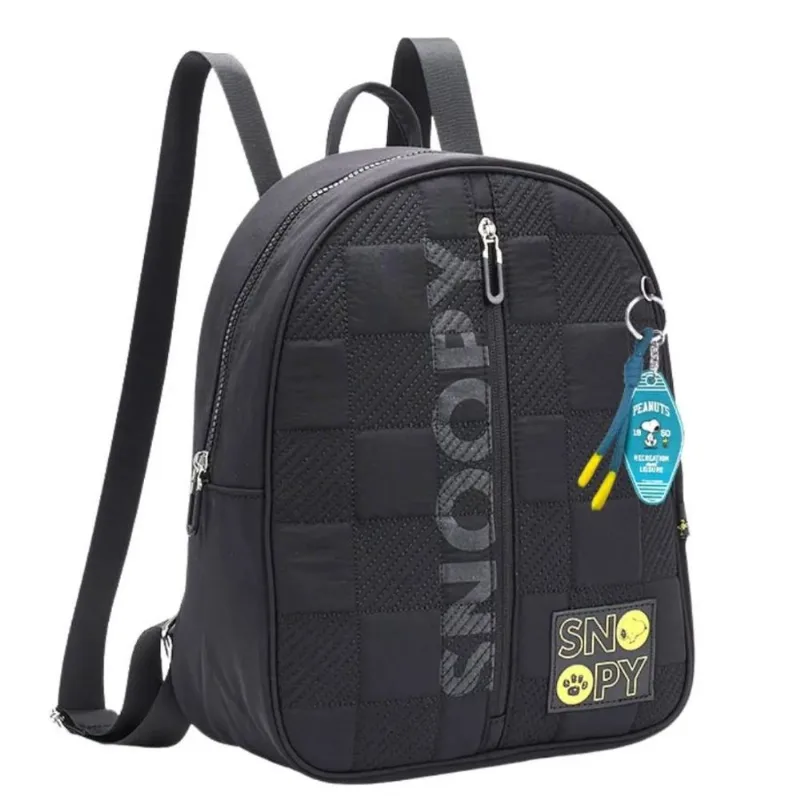 Mochila Com Alça Snoopy Preta