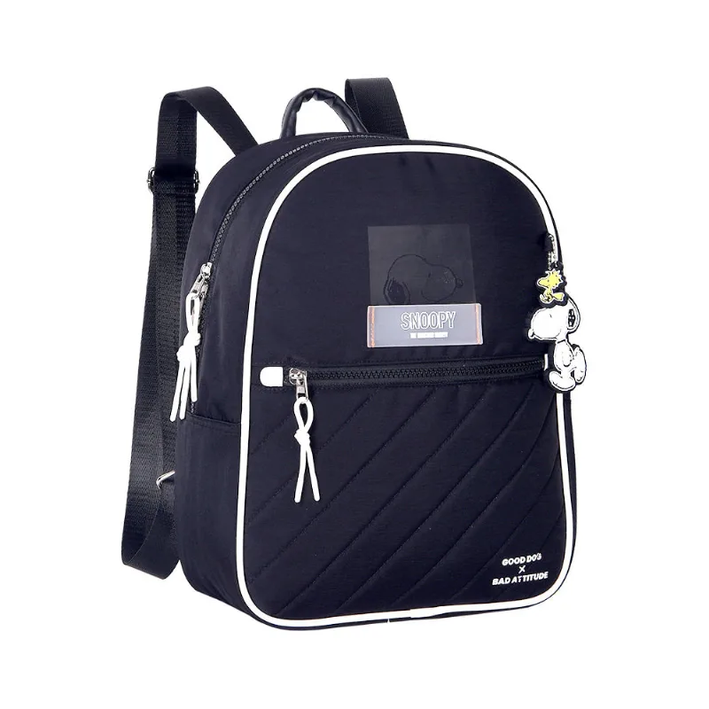 Mochila Com Alça Snoopy Preto