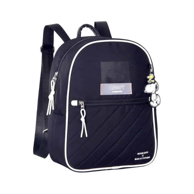 Mochila Com Alça Snoopy Taupe