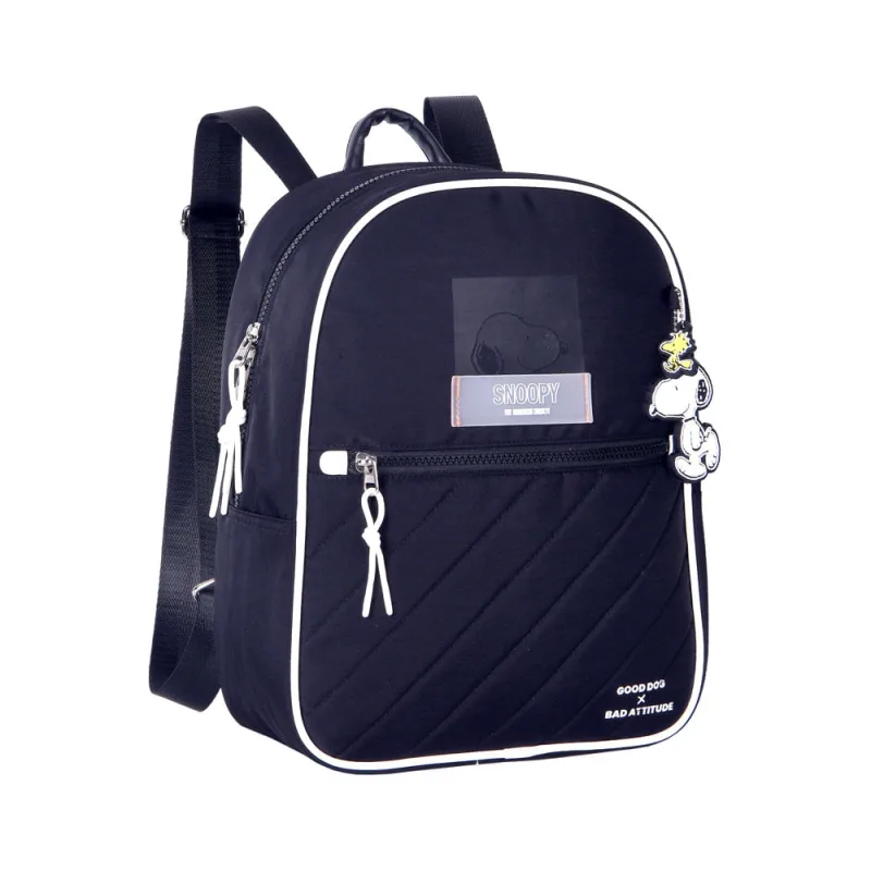 Mochila Com Alça Snoopy Azul - LC - Papelaria