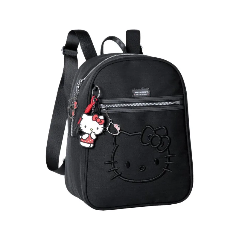 Mochila Com Alça Hello Kitty Preto P - LC - Papelaria