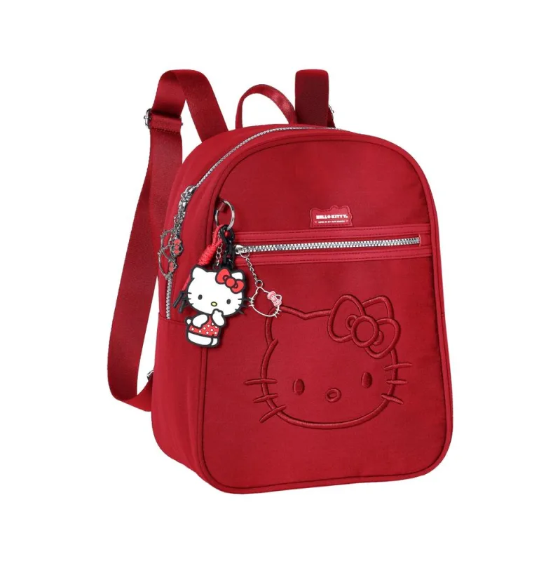 Mochila Com Alça Hello Kitty Vermelho P - LC - Papelaria