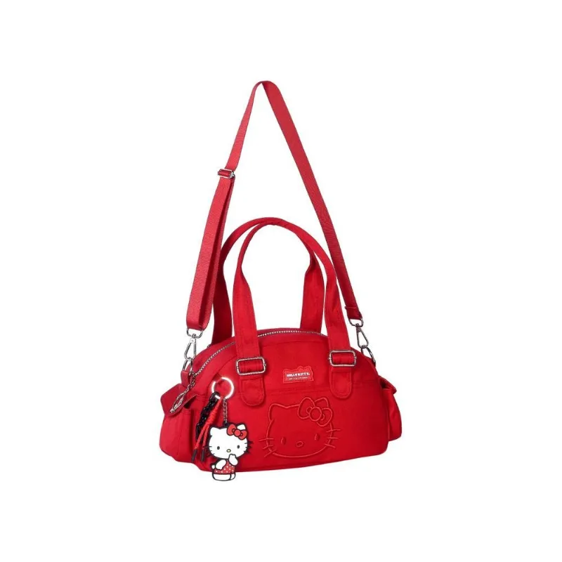 Bolsa Com Alça Baú Hello Kitty Vermelho P