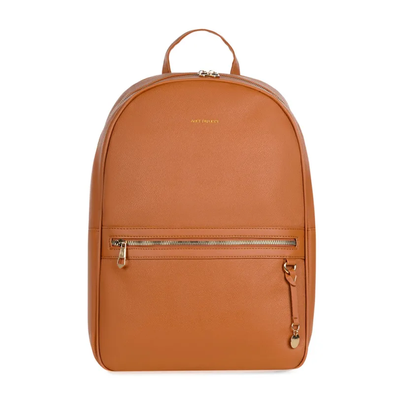 Mochila Feminina Grande com Pingente Caramelo - Bagaggio
