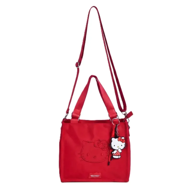 Bolsa Com Alça Tiracolo Hello Kitty Vermelho P - LC - Papelaria