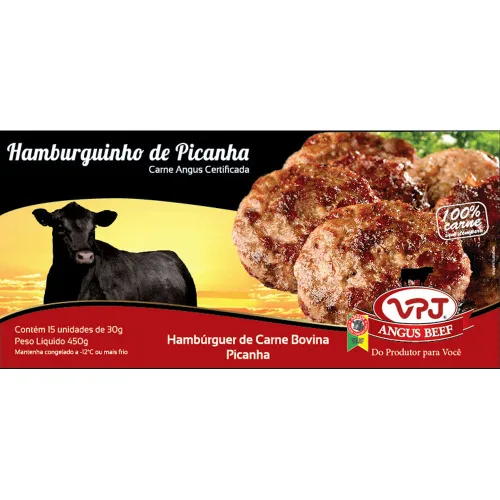 HAMBURGUINHO PICANHA VPJ 450G - VPJ