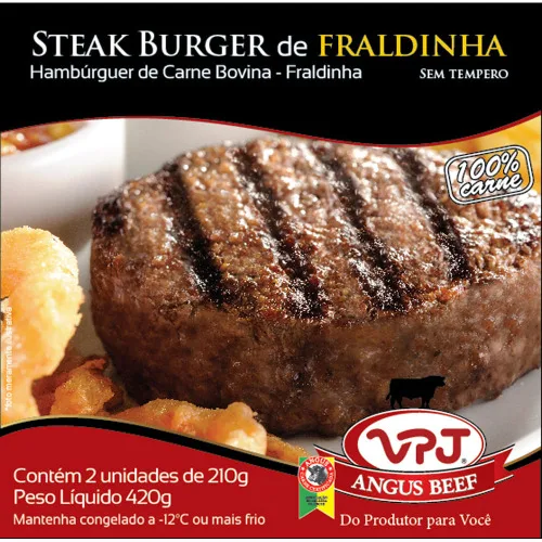 STEAK BURGUER FRALDINHA VPJ 420G - VPJ
