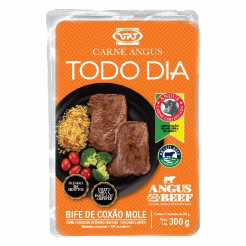 Bife De Coxão Mole Bovino VPJ Congelado 300G