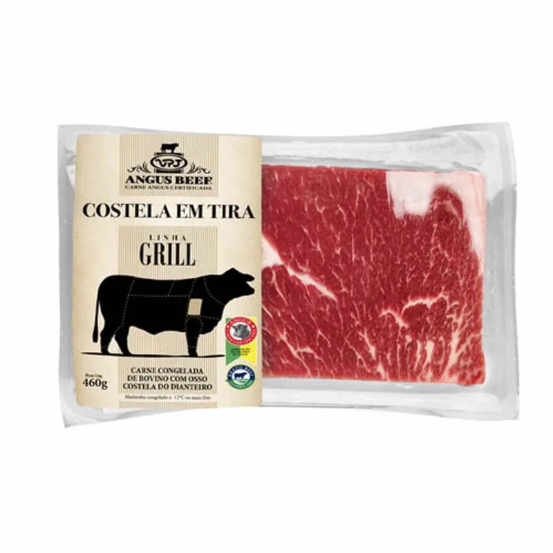 Costela Bovina Angus Beef VPJ Tiras 460g