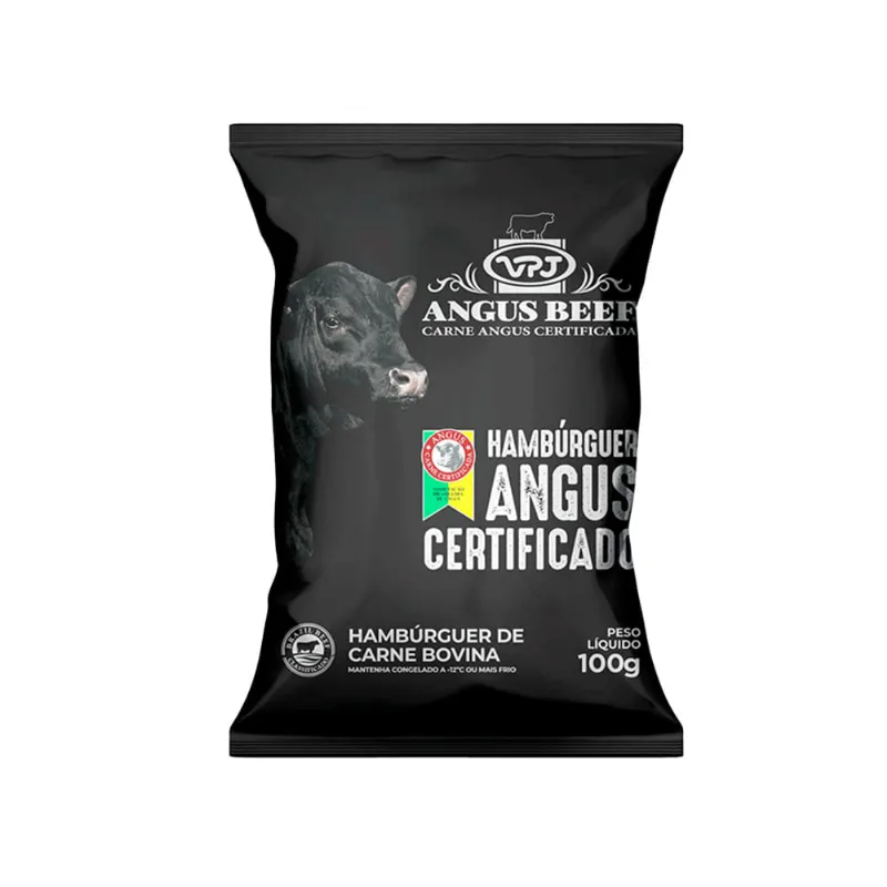 Hambúrguer Bovino VPJ Angus Sem Tempero 100g