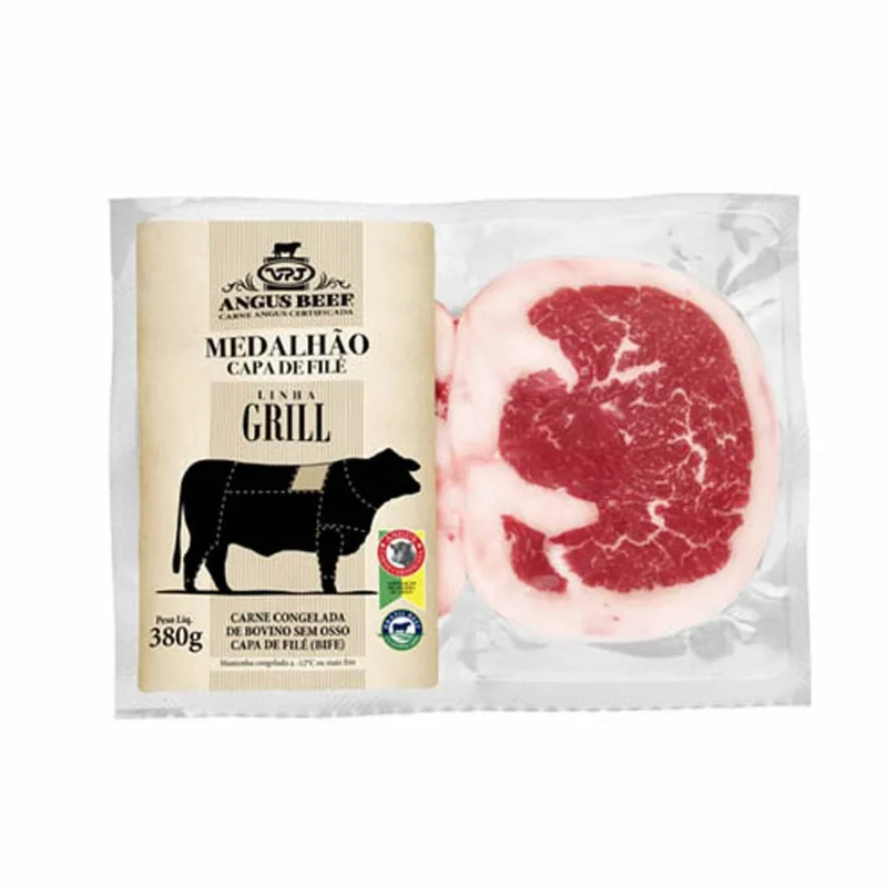 Medalhão Capa de Filé Bovino Angus VPJ 380g