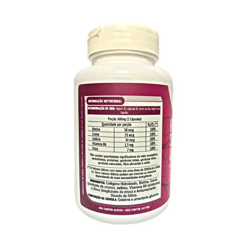 Hair Skin Nails Mulher 300 Mg 60 Caps