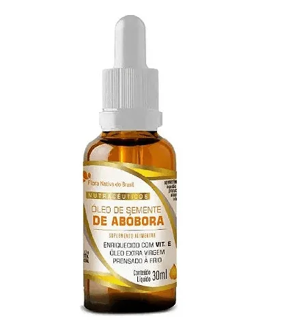 Óleo De Semente De Abóbora Em Gotas, 30ml - Não Informado - Mercearia