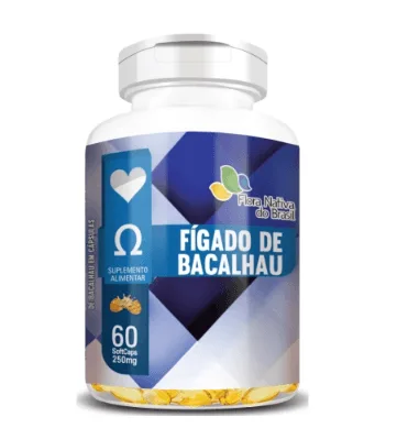 Óleo De Fígado De Bacalhau, 250 Mg, 60 Cápsulas - Não Informado - Suplementos Alimentares