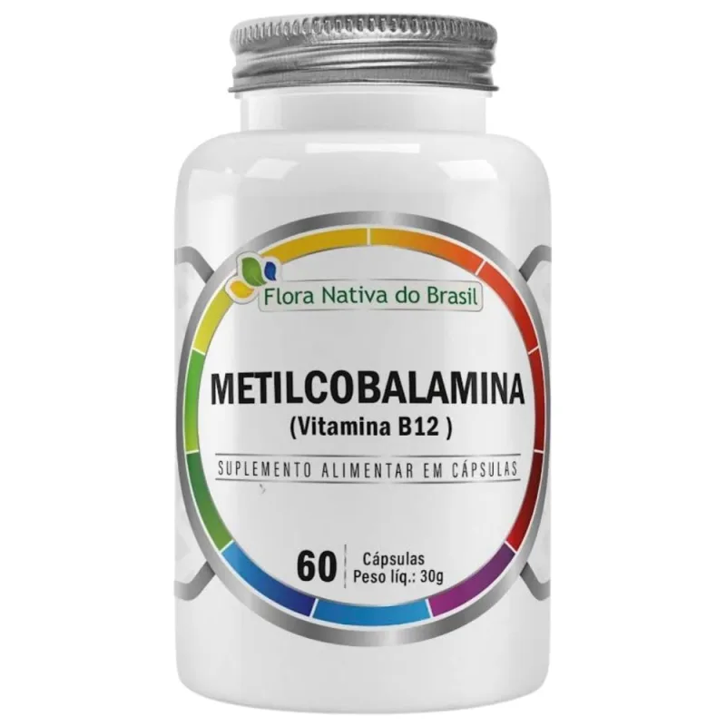 METILCOBALAMINA (VITAMINA B12) 60 CAPS - Flora Nativa - Vida Saudável