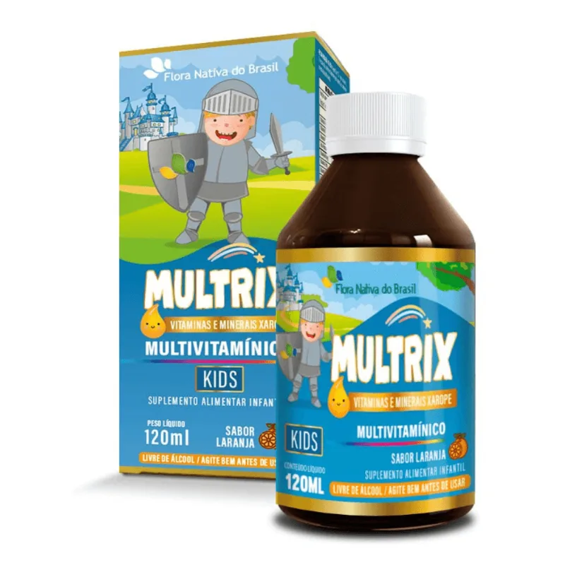 Multrix Sabor laranja Solução 120ml - Flora Nativa