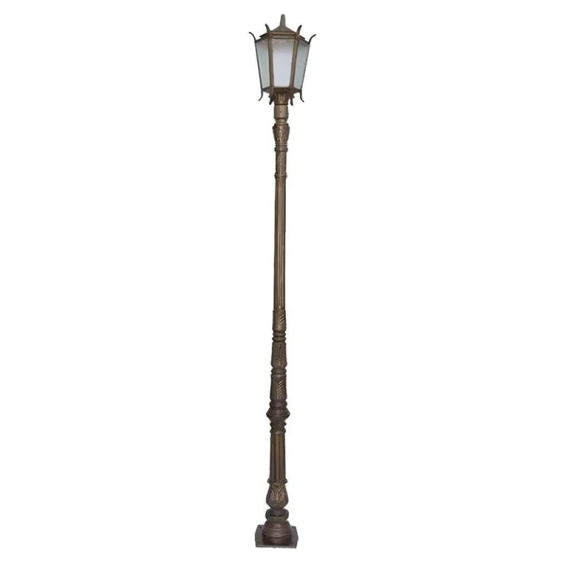 Poste para Jardim Colonial Las Vegas em Alumínio Fundido 2,50m Luminárias N. Sra. da Guia - Luminárias N. Sra. da Guia - Casa E Construção