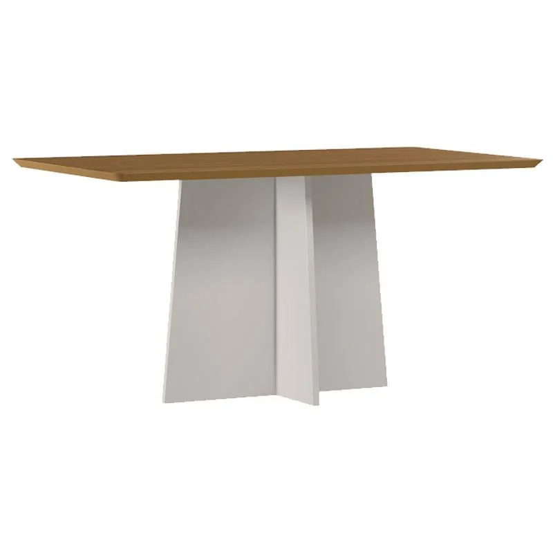 Mesa de Jantar Anitta 160x90 cm sem Vidro Off White Ype – New Ceval - Não Disponível - Móveis