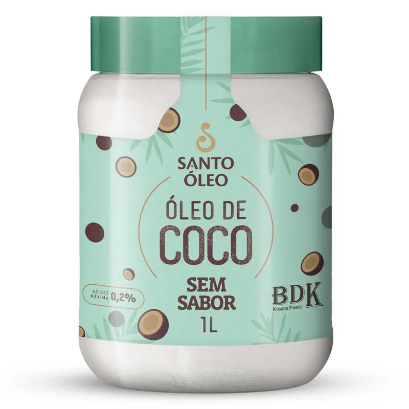 Óleo Coco Sem Sabor Santo Óleo 1L