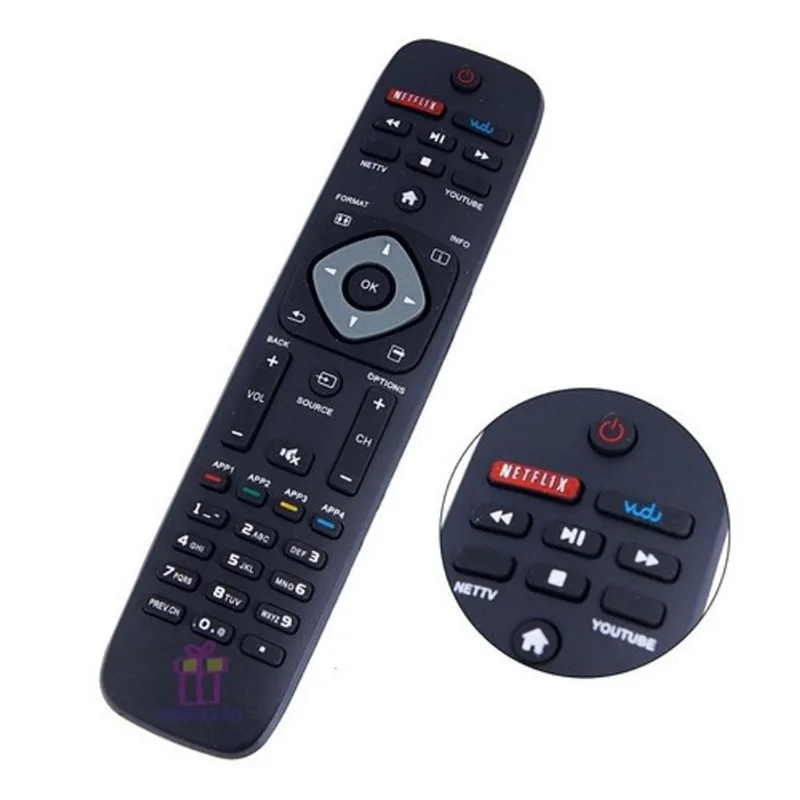 Controle Remoto Tv Philips Smart Netflix Youtube